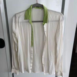 Elie Tahari silk button down